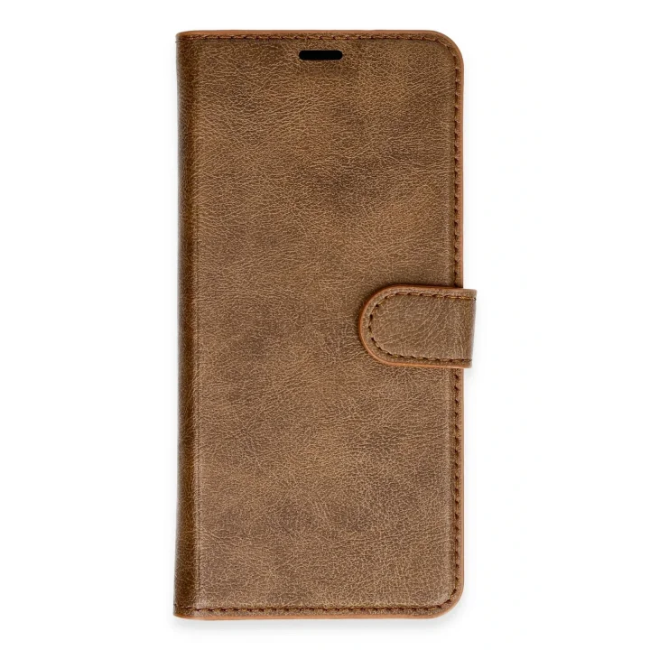 Mey İthalat®   iPhone 16 Plus Kılıf Trend S Plus Kapaklı Kılıf - Taba