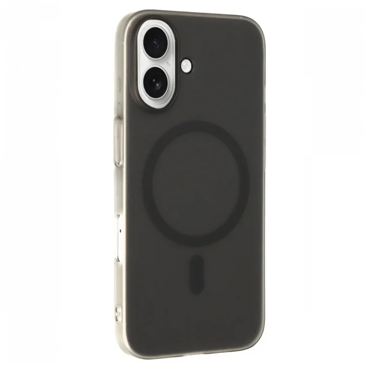 Mey İthalat®  iPhone 16 Plus Tuna PC Slim Magsafe Kapak - Siyah