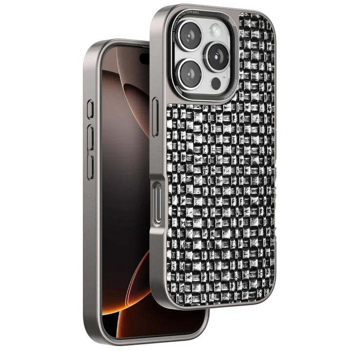 Mey İthalat®  iPhone 16 Pro Brand Kapak - Gümüş