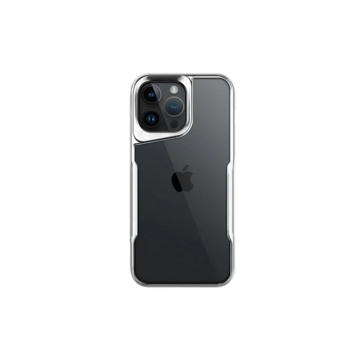 Mey İthalat®   iPhone 16 Pro Kılıf Boyi Silikon Kapak - Gümüş