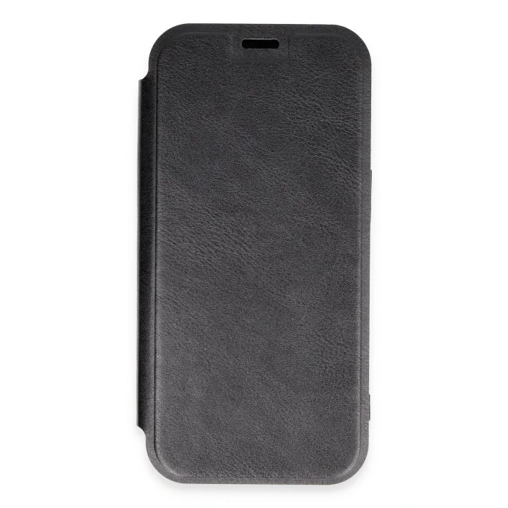 Mey İthalat®   iPhone 16 Pro Kılıf Flip Cover - Siyah