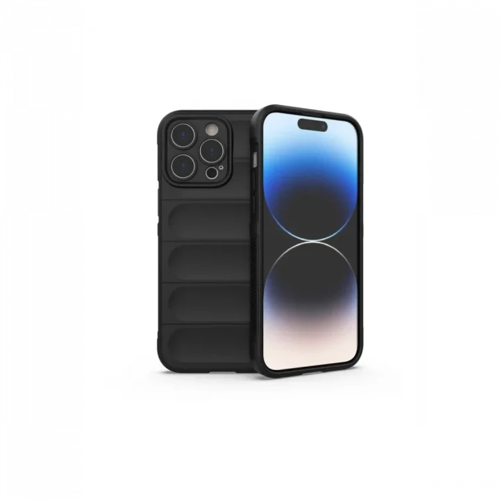 Mey İthalat®   iPhone 16 Pro Kılıf Optimum Silikon - Siyah