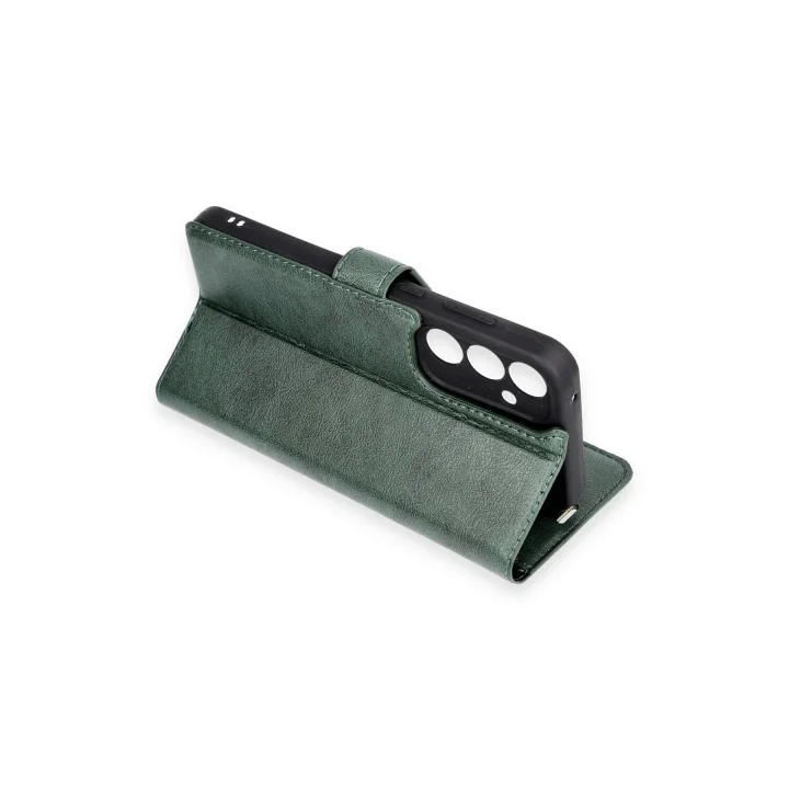 Mey İthalat®   iPhone 16 Pro Kılıf Trend S Plus Kapaklı Kılıf - Kırmızı