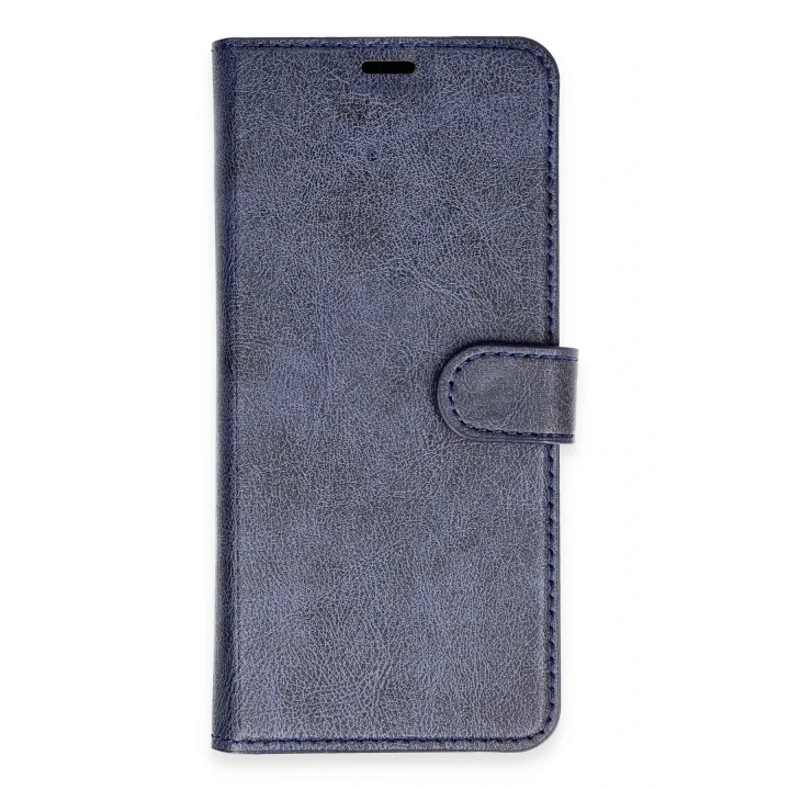 Mey İthalat®   iPhone 16 Pro Max Kılıf Trend S Plus Kapaklı Kılıf - Lacivert