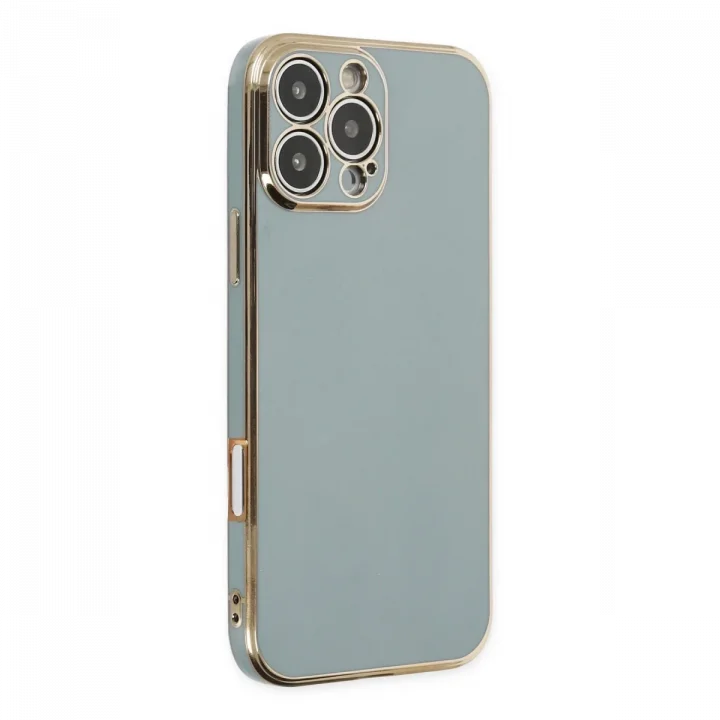 Mey İthalat®   iPhone 16 Pro Max Kılıf Volet Silikon - Açık Yeşil