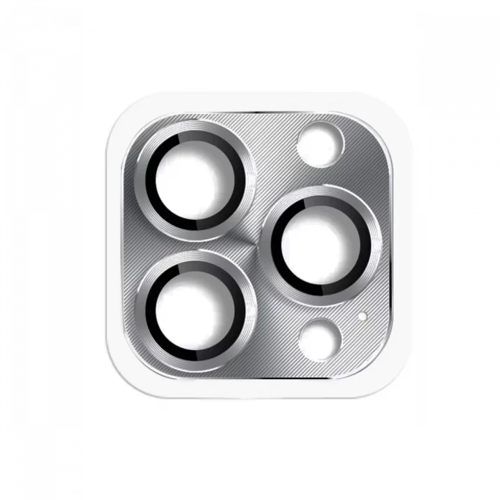 Mey İthalat®  iPhone 16 Pro Max Pers Alüminyum Kamera Lens - Gri