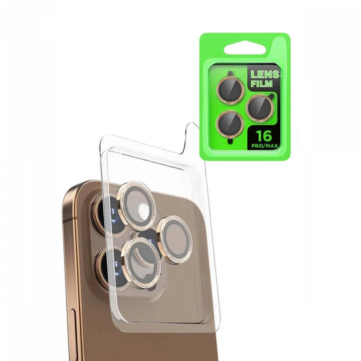 Mey İthalat®  iPhone 16 Pro Raze Metal Kamera Lens - Desert