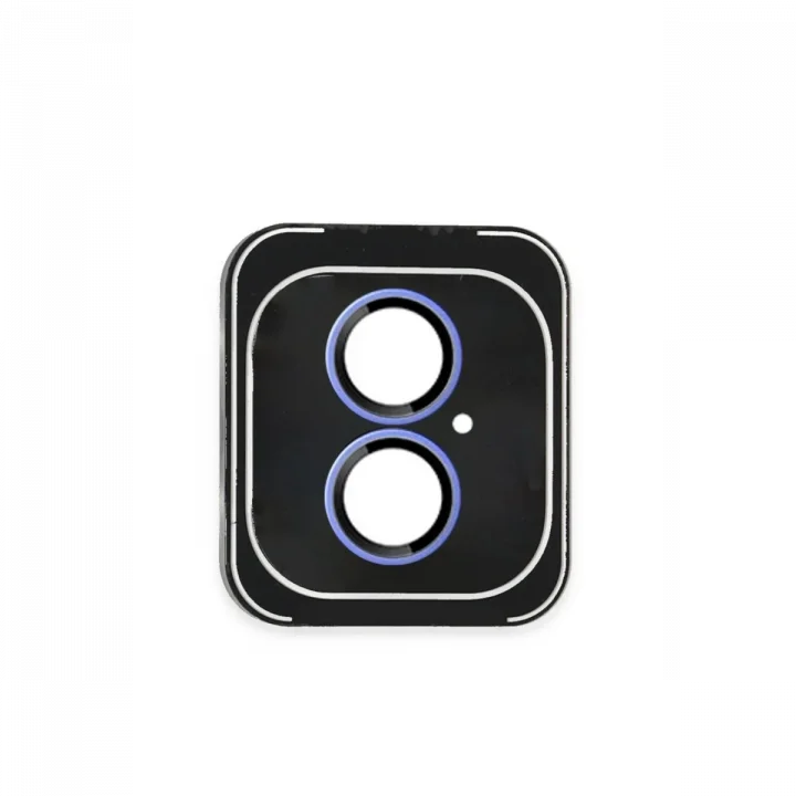 Mey İthalat®  iPhone 16 PVD Metal Kamera Lens - Mavi