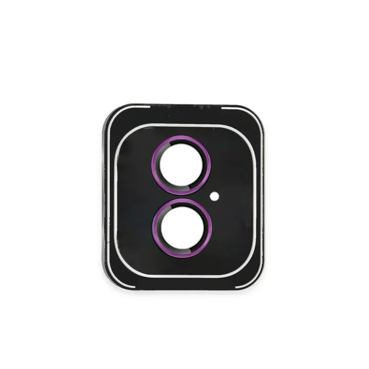 Mey İthalat®  iPhone 16 PVD Metal Kamera Lens - Pembe