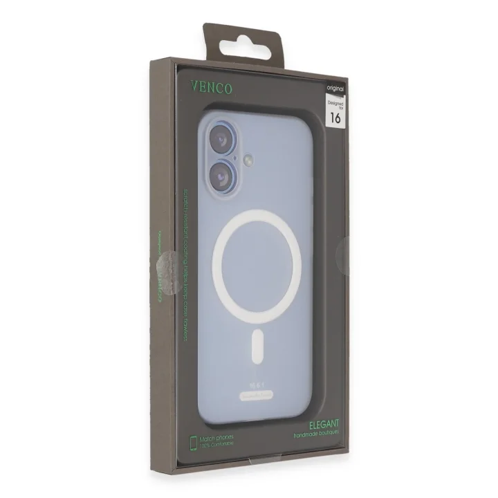 Mey İthalat®  iPhone 16 Sense Magsafe Kapak - Şeffaf