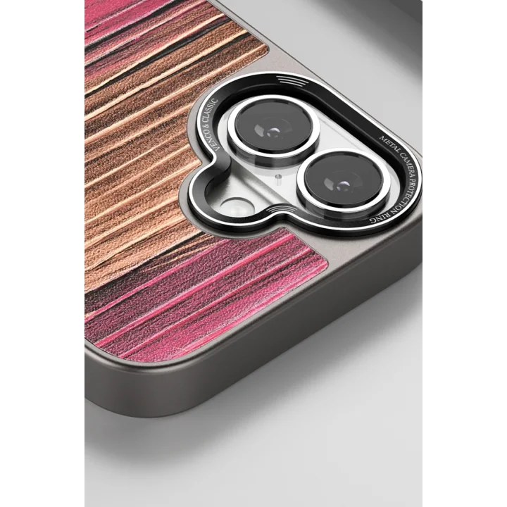 Mey İthalat®  iPhone 16 Wave Kapak - Kahverengi