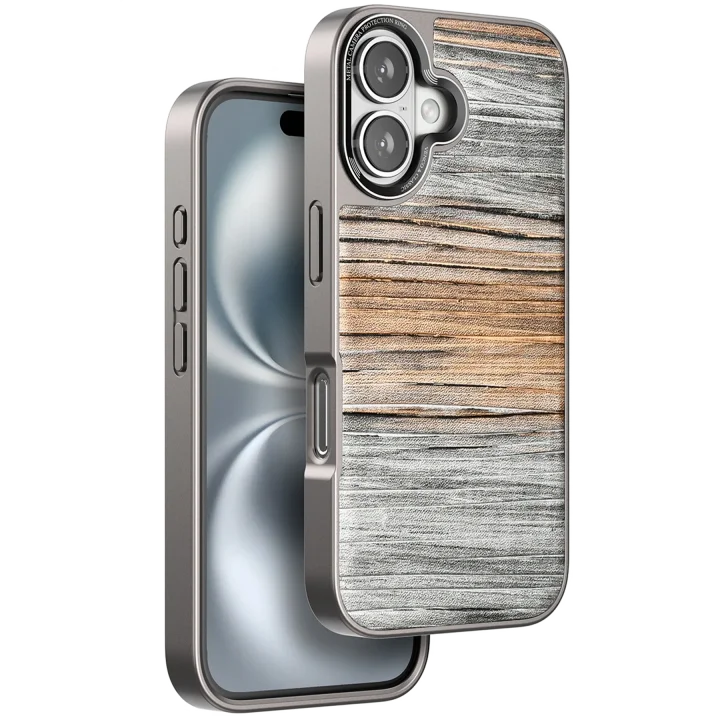 Mey İthalat®  iPhone 16 Wave Kapak - Sarı