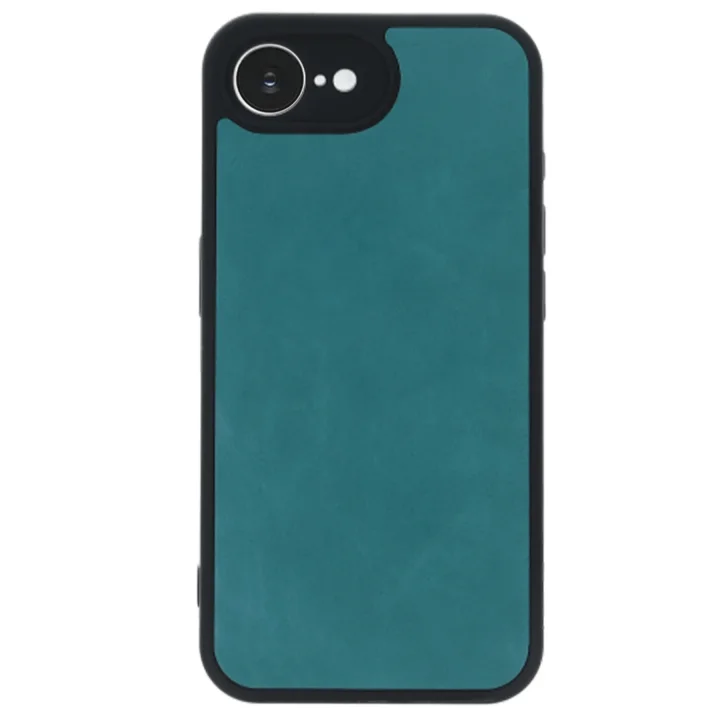 Mey İthalat®  iPhone 16E Kılıf Aras Deri Kapak - Açık Yeşil