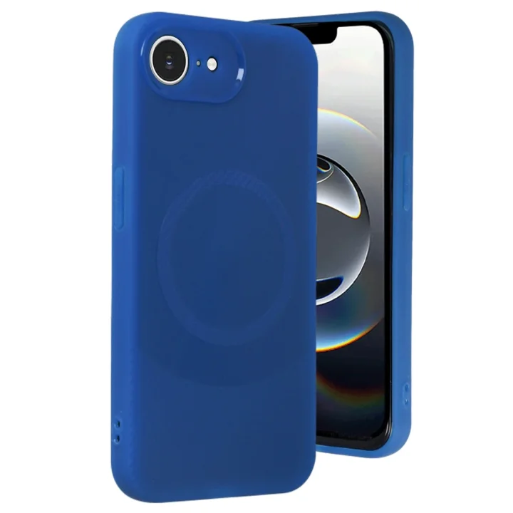 Mey İthalat®  iPhone 16E Kılıf Maya Karbon Kapak - Lacivert