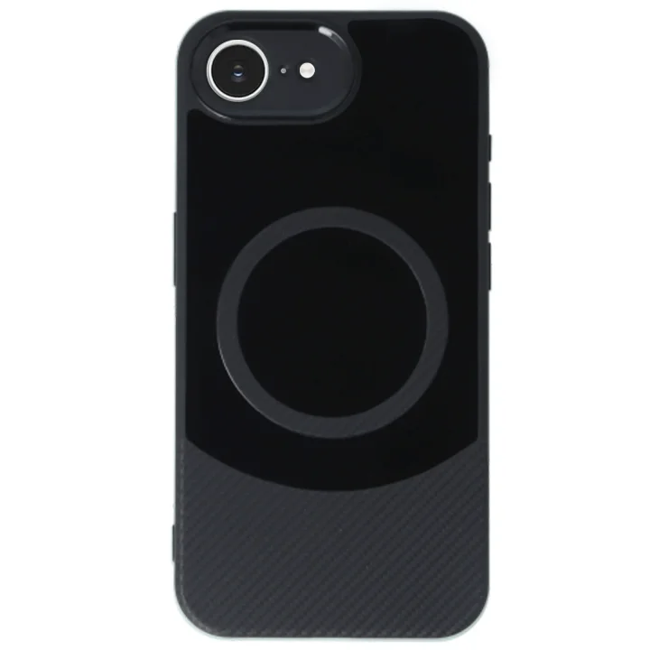 Mey İthalat®  iPhone 16E Kılıf Maya Karbon Kapak - Siyah