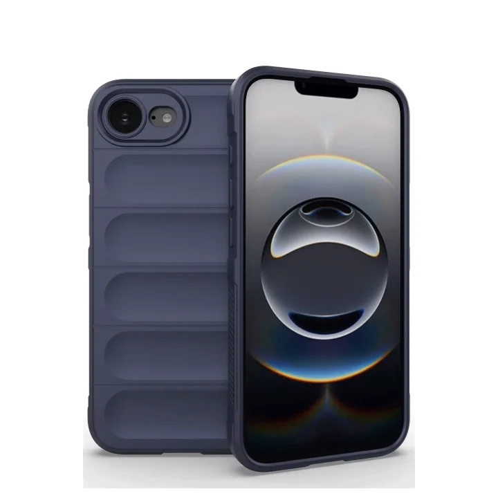 Mey İthalat®  iPhone 16E Kılıf Optimum Silikon - Lacivert