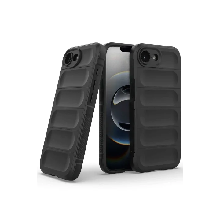 Mey İthalat®  iPhone 16E Kılıf Optimum Silikon - Siyah