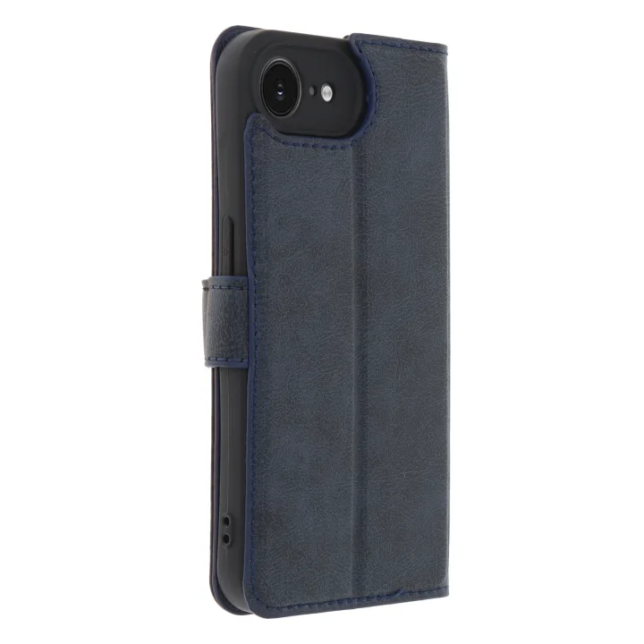 Mey İthalat®   iPhone 16E Kılıf Trend S Plus Kapaklı Kılıf - Lacivert