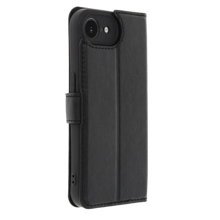 Mey İthalat®   iPhone 16E Kılıf Trend S Plus Kapaklı Kılıf - Siyah