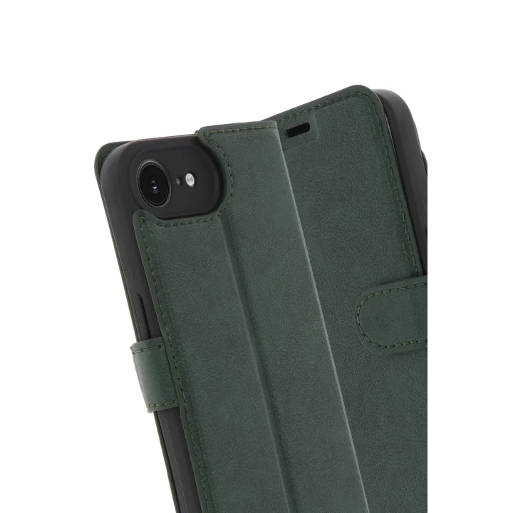 Mey İthalat®   iPhone 16E Kılıf Trend S Plus Kapaklı Kılıf - Yeşil