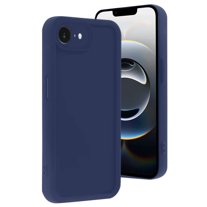 Mey İthalat®  iPhone 16E Kılıf Viera Silikon - Lacivert