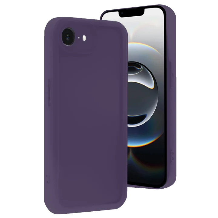 Mey İthalat®  iPhone 16E Kılıf Viera Silikon - Mor
