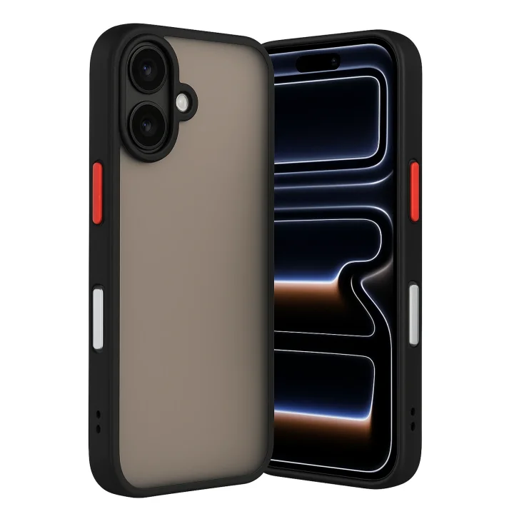 Mey İthalat®  iPhone 17 Kılıf Montreal Silikon Kapak - Siyah