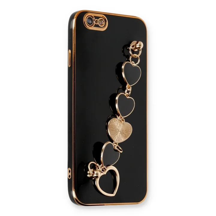 Mey İthalat®  iPhone 6 Kılıf Esila Silikon - Siyah