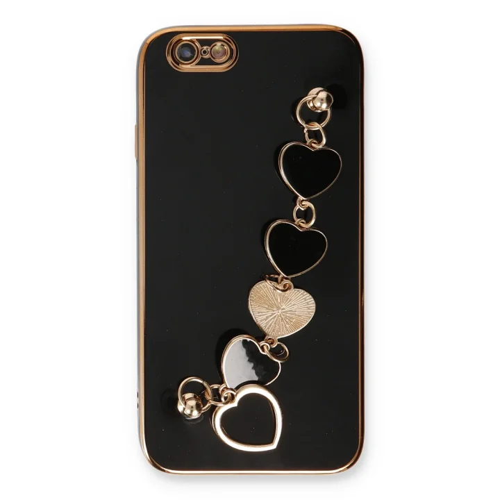 Mey İthalat®  iPhone 6 Kılıf Esila Silikon - Siyah