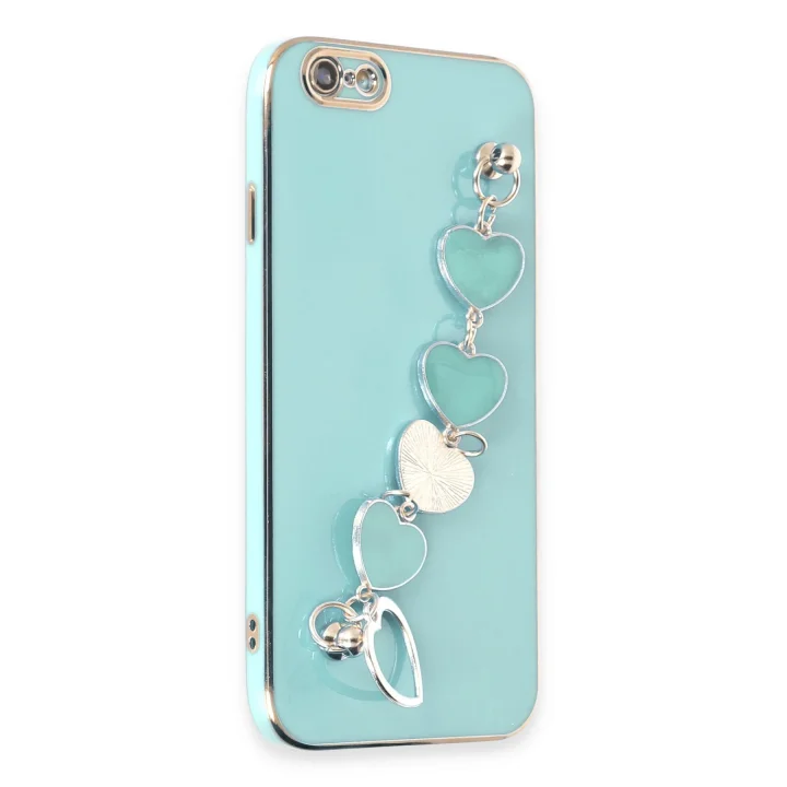 Mey İthalat®  iPhone 6 Kılıf Esila Silikon - Su Yeşili