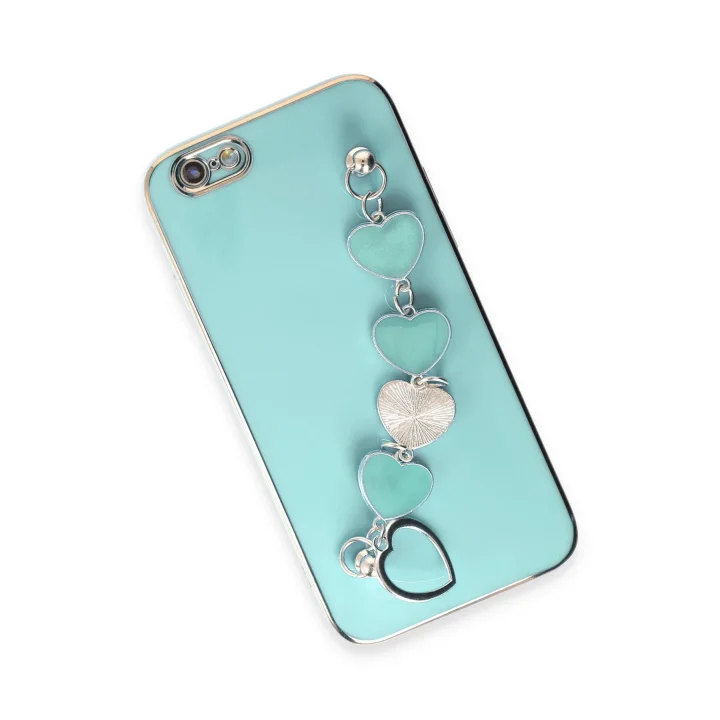 Mey İthalat®  iPhone 6 Kılıf Esila Silikon - Su Yeşili