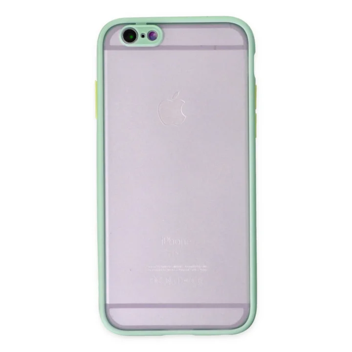 Mey İthalat®  iPhone 6 Kılıf Montreal Silikon Kapak - Turkuaz