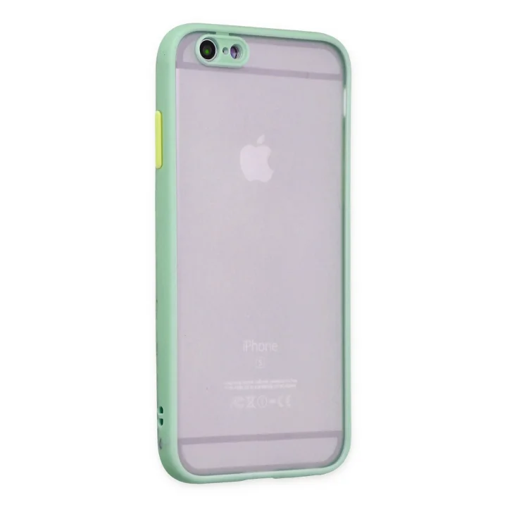 Mey İthalat®  iPhone 6 Kılıf Montreal Silikon Kapak - Turkuaz