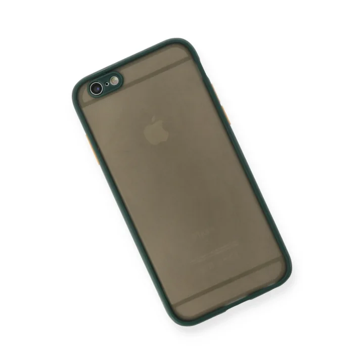 Mey İthalat®   iPhone 6 Kılıf Montreal Silikon Kapak - Yeşil