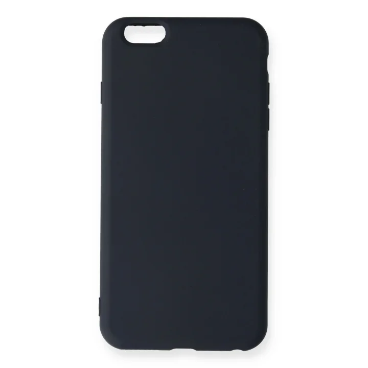 Mey İthalat®  iPhone 6 Plus Kılıf Nano içi Kadife Silikon - Lacivert