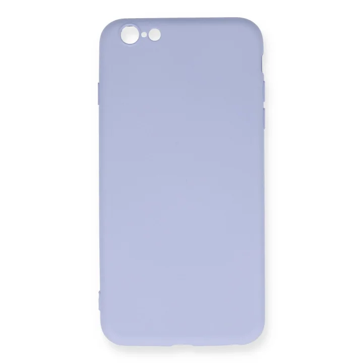 Mey İthalat®  iPhone 6 Plus Kılıf Nano içi Kadife Silikon - Lila
