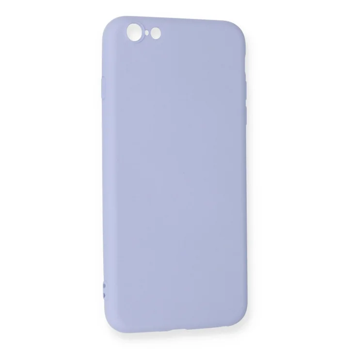 Mey İthalat®  iPhone 6 Plus Kılıf Nano içi Kadife Silikon - Lila