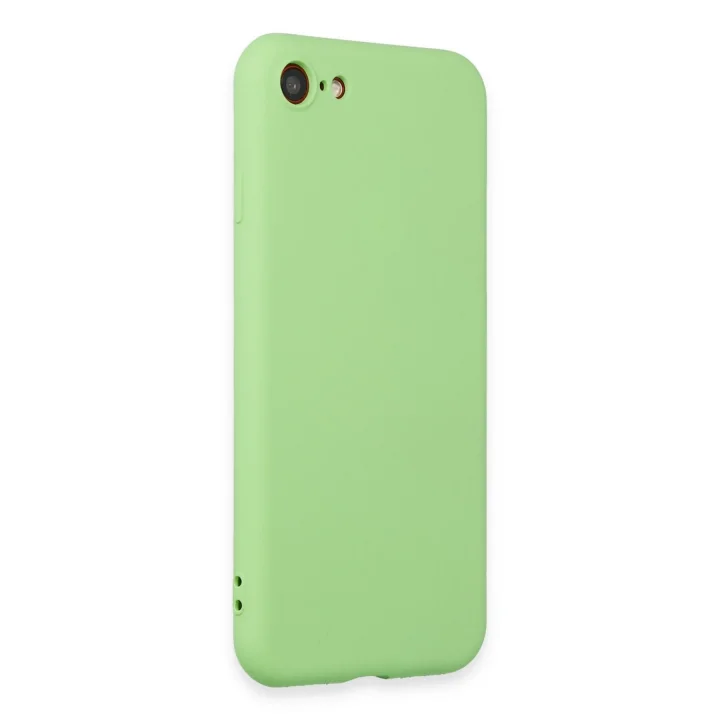 Mey İthalat®  iPhone 7 Kılıf First Silikon - Açık Yeşil