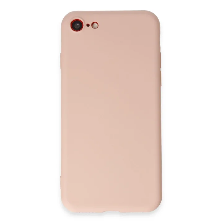 Mey İthalat®  iPhone 7 Kılıf First Silikon - Pudra