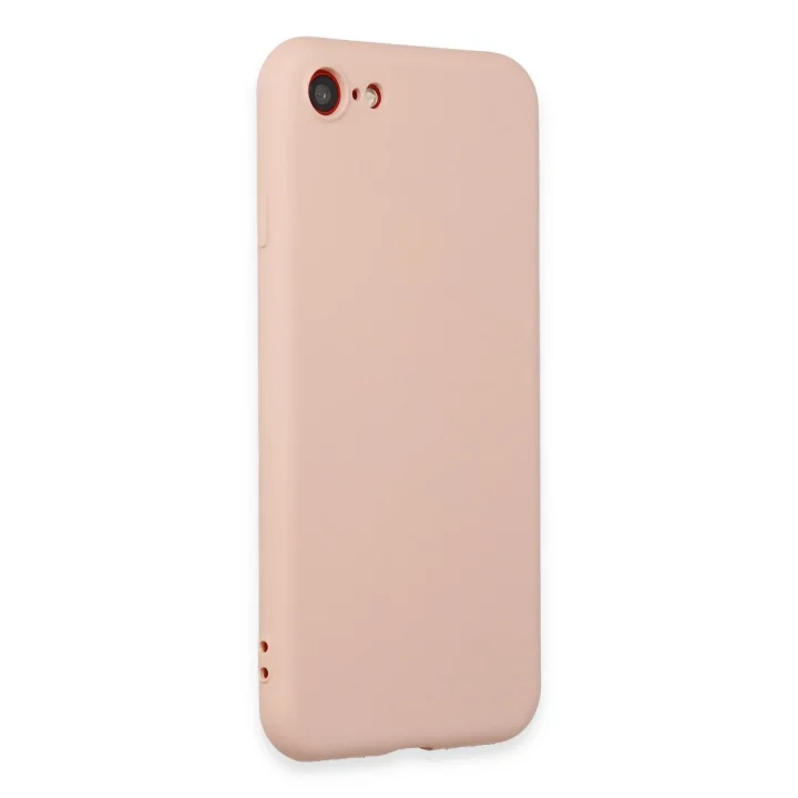 Mey İthalat®  iPhone 7 Kılıf First Silikon - Pudra