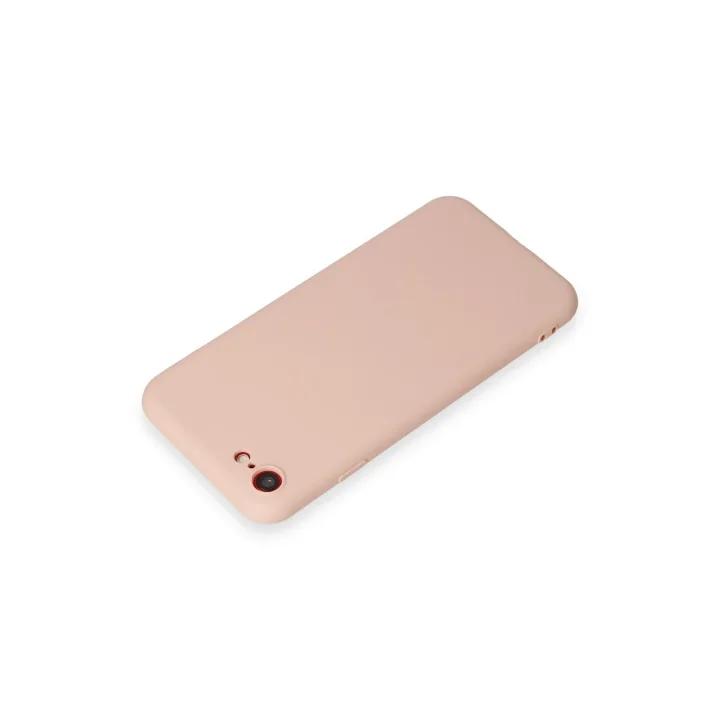 Mey İthalat®  iPhone 7 Kılıf First Silikon - Pudra