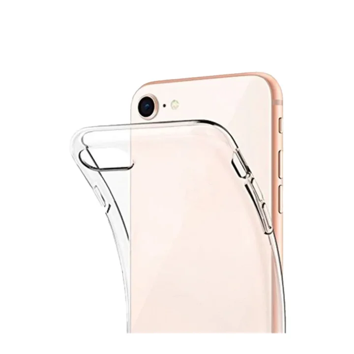 Mey İthalat®  iPhone 7 Kılıf Lüx Şeffaf Silikon