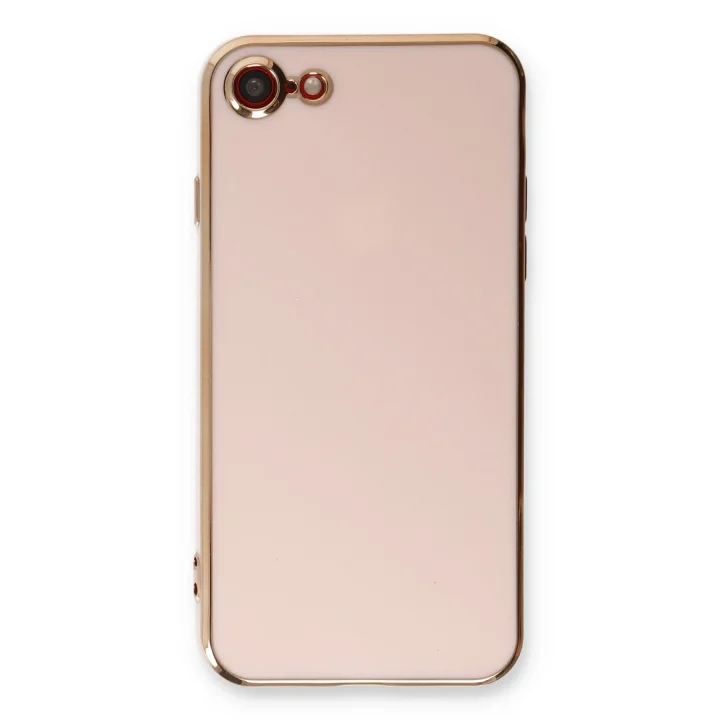 Mey İthalat®   iPhone 7 Kılıf Volet Silikon - Pembe