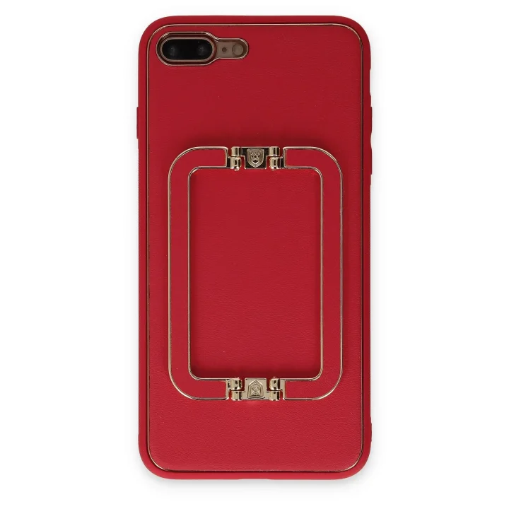 Mey İthalat®  iPhone 7 Plus Kılıf Coco Elit Kapak - Kırmızı
