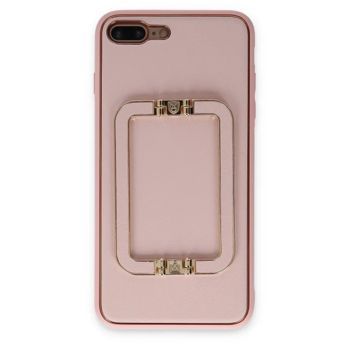 Mey İthalat®  iPhone 7 Plus Kılıf Coco Elit Kapak - Pembe