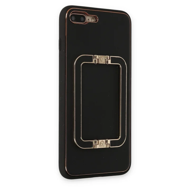 Mey İthalat®  iPhone 7 Plus Kılıf Coco Elit Kapak - Siyah