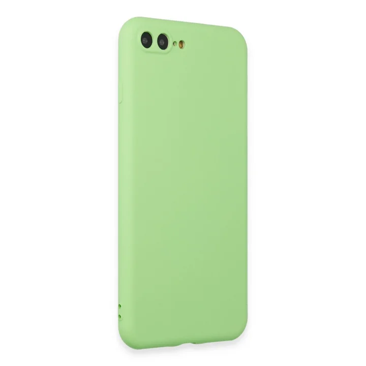 Mey İthalat®  iPhone 7 Plus Kılıf First Silikon - Açık Yeşil