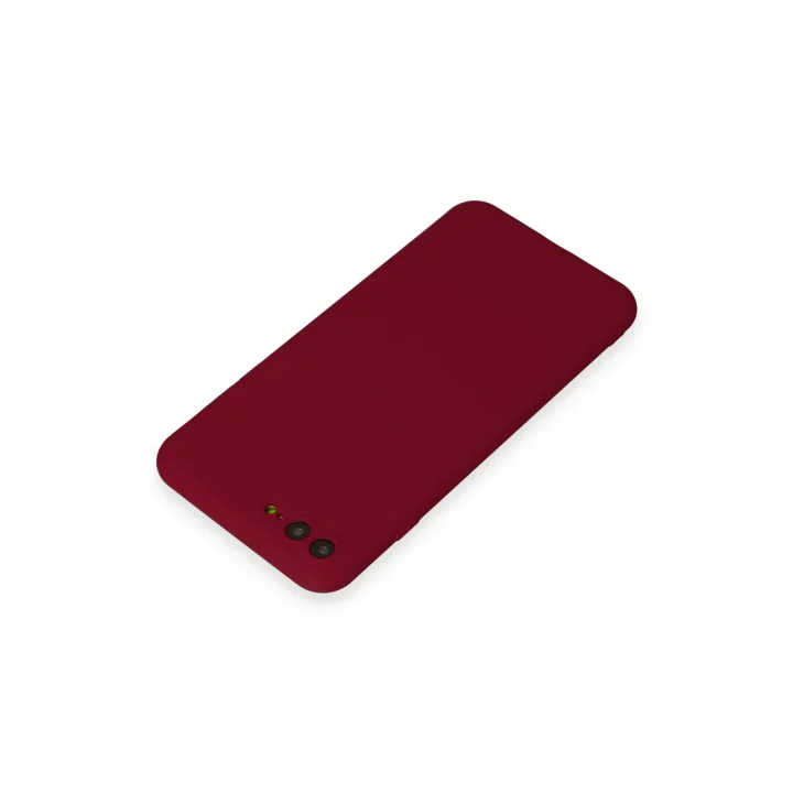 Mey İthalat®  iPhone 7 Plus Kılıf First Silikon - Bordo