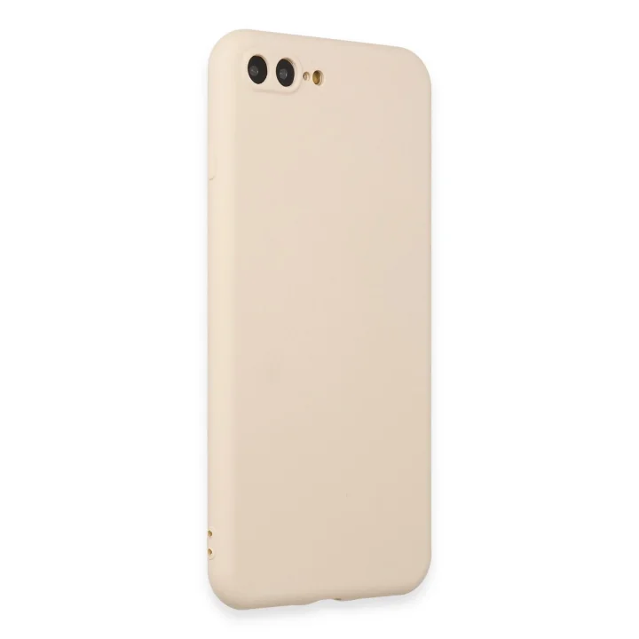 Mey İthalat®  iPhone 7 Plus Kılıf First Silikon - Krem