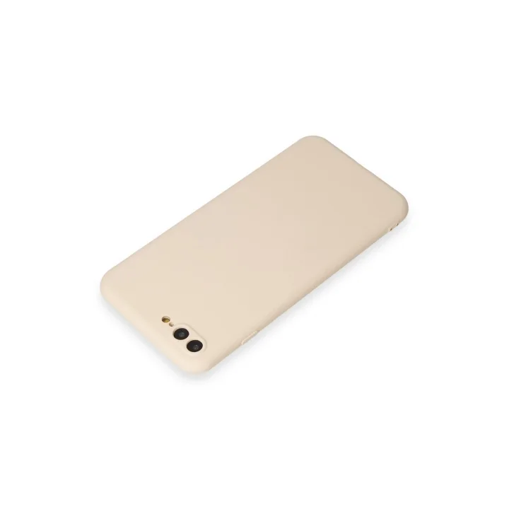 Mey İthalat®  iPhone 7 Plus Kılıf First Silikon - Krem